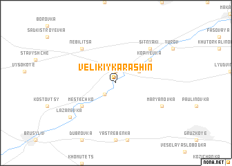 map of Velikiy Karashin
