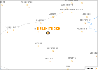 map of Velikiy Mokh