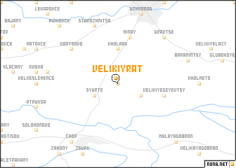 map of Velikiy Rat