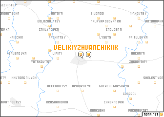 map of Velikiy Zhvanchik