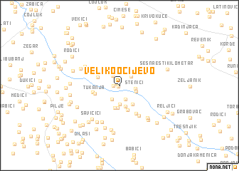 map of Veliko Očijevo