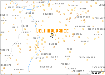 map of Veliko Pupavce