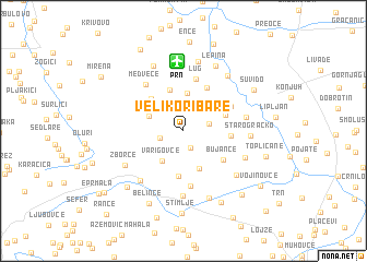 map of Veliko Ribare