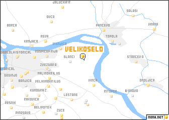 map of Veliko Selo