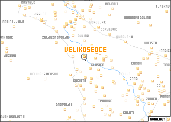 map of Veliko Seoce