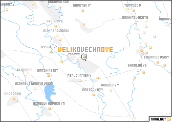 map of Velikovechnoye