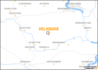 map of Velikovka