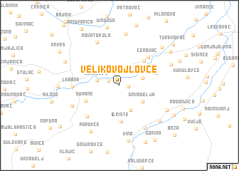 map of Veliko Vojlovce