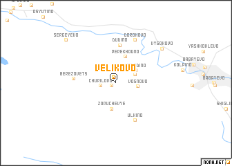 map of Velikovo