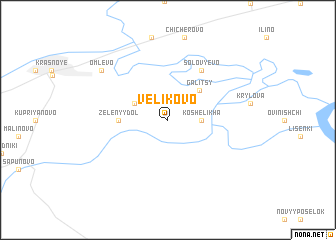 map of Velikovo