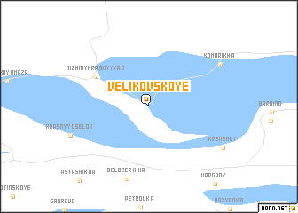 map of Velikovskoye