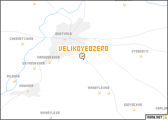 map of Velikoye-Ozero