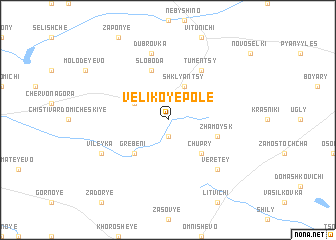 map of Velikoye Pole