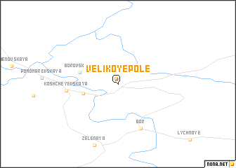 map of Velikoye Pole