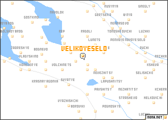 map of Velikoye Selo