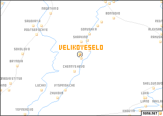 map of Velikoye Selo