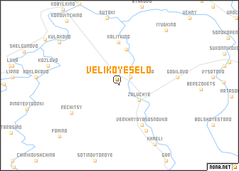 map of Velikoye Selo