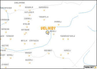 map of Veliköy