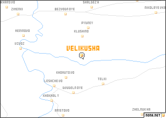 map of Velikusha