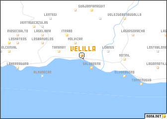 map of Velilla