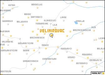 map of Velimirovac