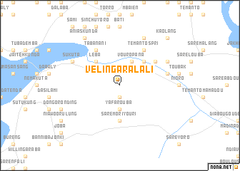 map of Vélingara Lali