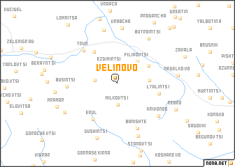 map of Velinovo