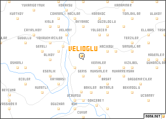 map of Velioğlu