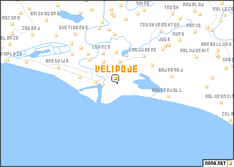 map of Velipojë