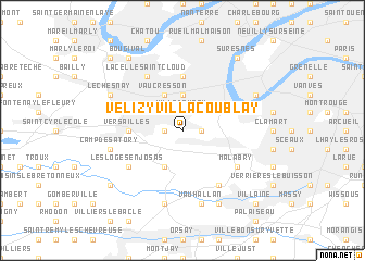 map of Vélizy-Villacoublay