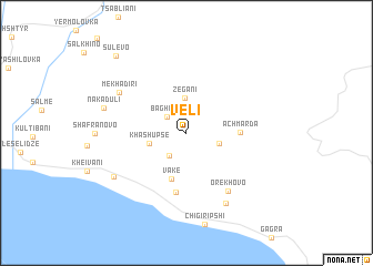 map of Veli