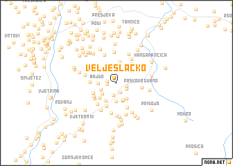 map of Velje Slacko