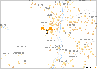 map of Velji Do