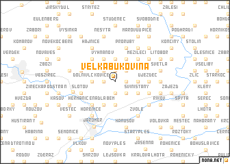 map of Velká Bukovina