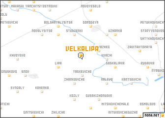 map of Velʼka Lipa