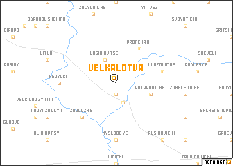 map of Velʼka Lotva