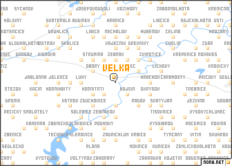 map of Velká