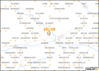 map of Velká