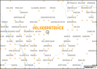 map of Velké Opatovice