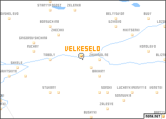 map of Velʼke Sëlo