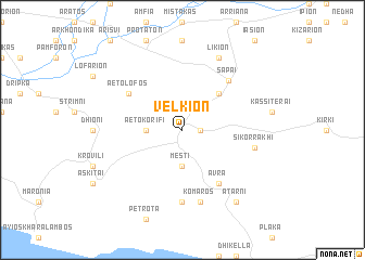 map of Vélkion