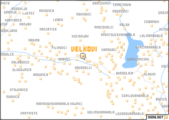 map of Velkovi