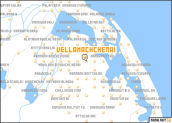 map of Vellamachchenai