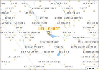 map of Vellemont