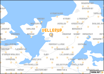 map of Vellerup