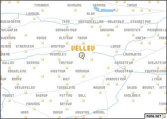 map of Vellev