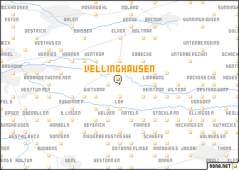 map of Vellinghausen