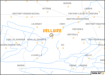 map of Velluire