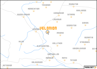 map of Velónion