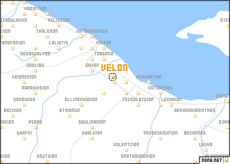 map of Vélon